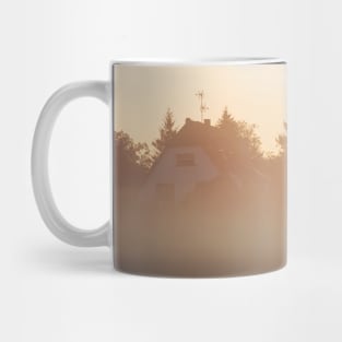 misty cabin Mug